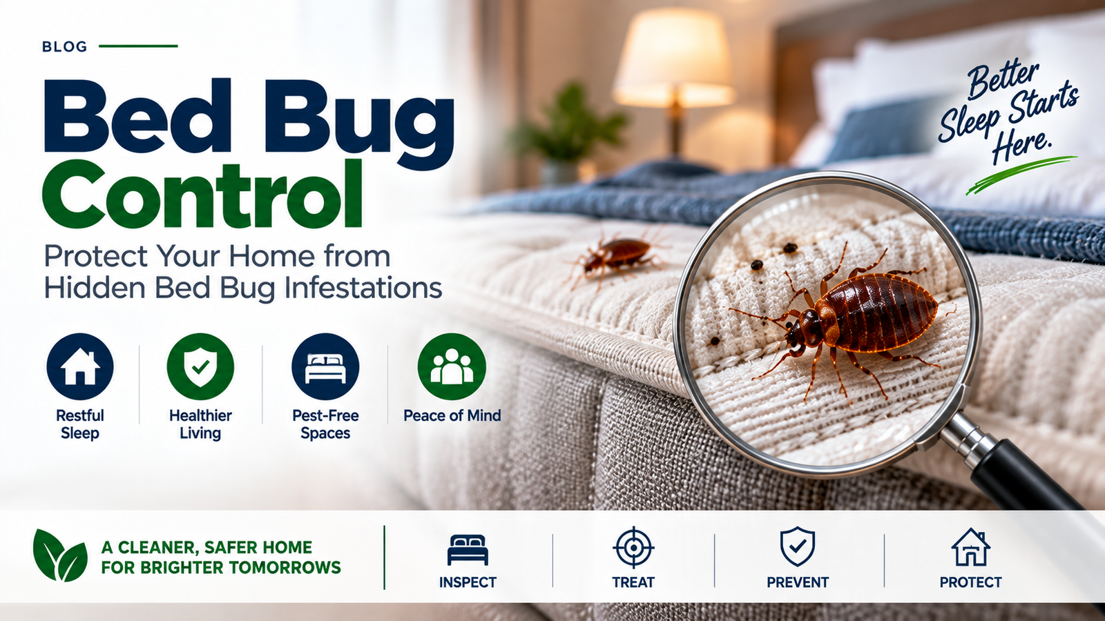 Bedbug Control “Better Sleep Starts with a Bed Bug-Free Environment.”
